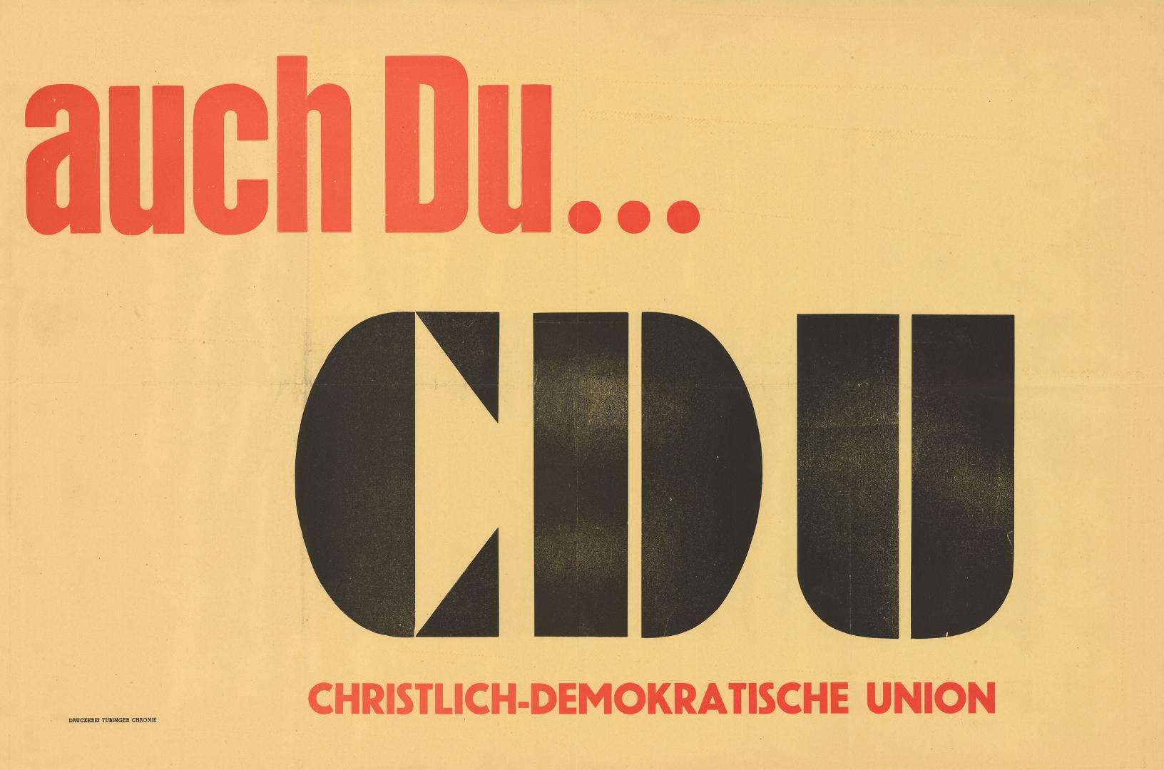 Die Christlich Demokratische Union